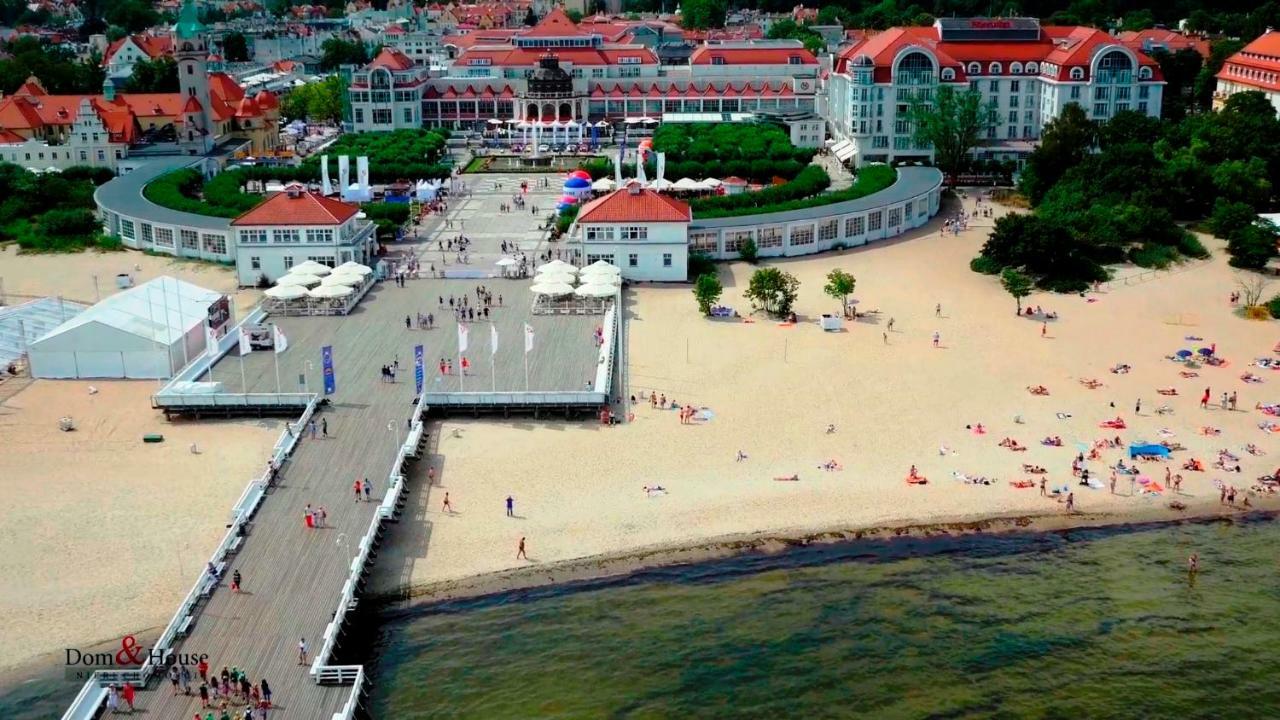 Dom & House - Apartments Okrzei Prime Sopot Kültér fotó